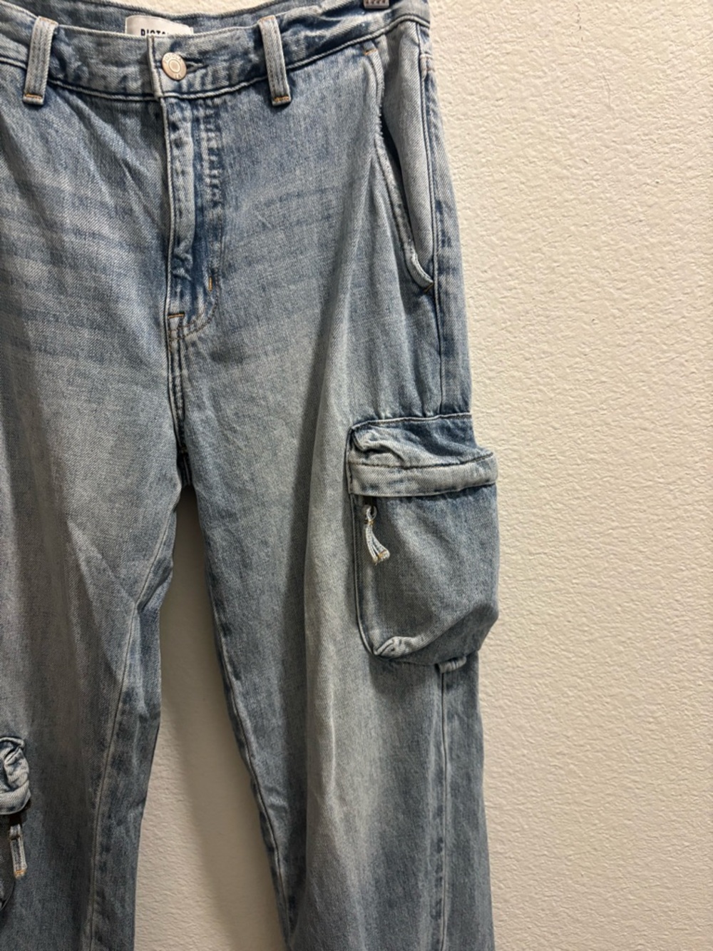 PISTOLA Denim Stretch BOBBIE Cargo Utility Jeans, size 26 - Picture 7 of 12